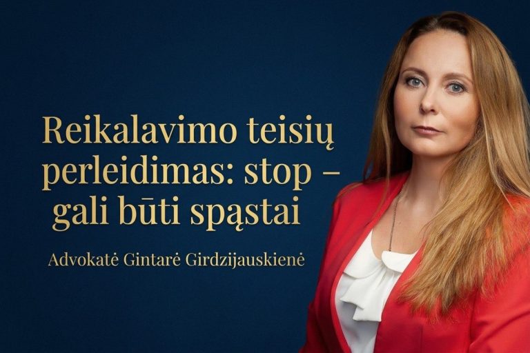 Reikalavimo teisių perleidimas: stop – gali būti spąstai
