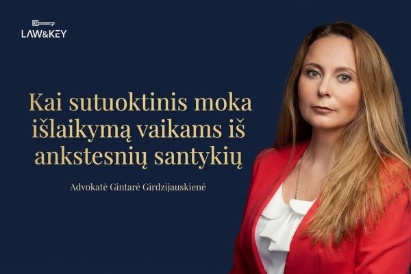 Kai sutuoktinis moka išlaikymą vaikams iš ankstesnių santykių